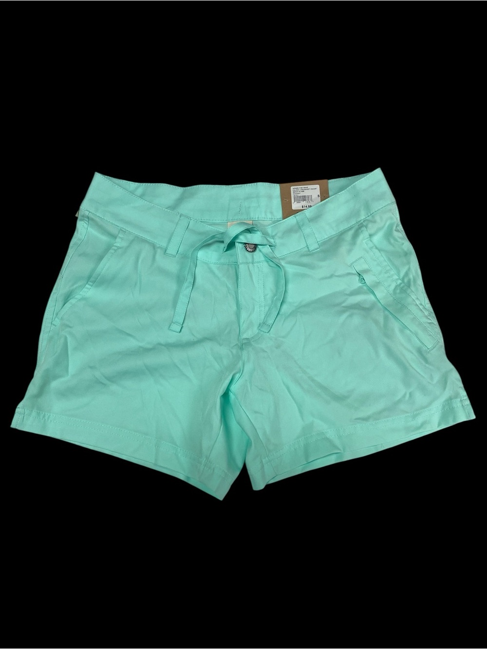 Magellan Outdoors (NWT) Mint High-Waist Tie Shorts Women’s Small